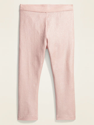 Legging Cintura Elástica con Tejido Brillante, Bebé