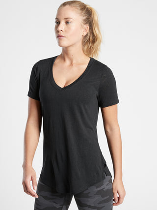 Camiseta Manga Corta Cuello V