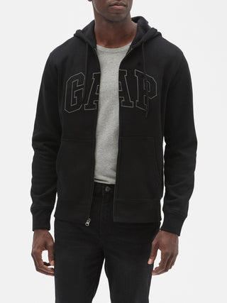 Sudadera con Zipper y Logo