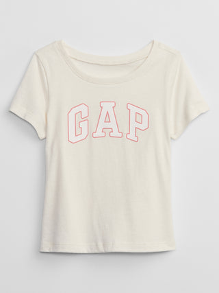 Camiseta Manga Corta con Logo, Bebé