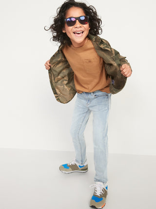 Jeans Holgados con Efecto Lavado, Niño