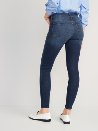 Jeans Skinny Talle Alto con Bolsillos