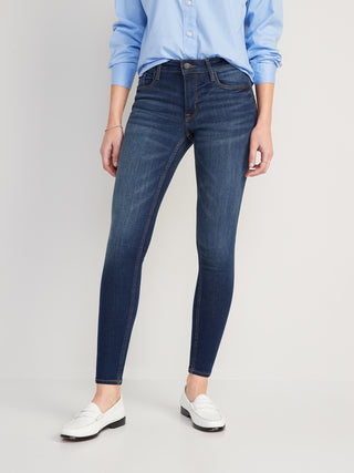 Jeans Skinny Talle Alto con Bolsillos