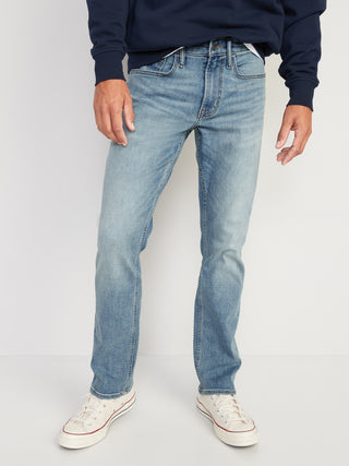 Jeans Corte Recto con Bolsillos