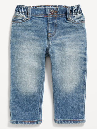 Jeans Rectos con Cintura Elástica, Bebé