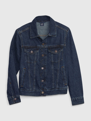 Chaqueta Denim con Bolsillos, Niño