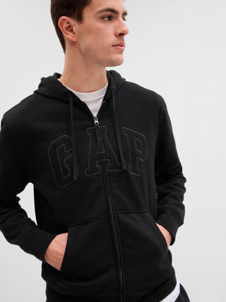 Sudadera con Zipper y Logo