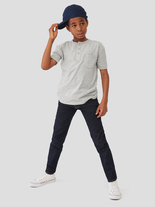 Jeans Skinny Talle Alto con Bolsillos, Niño