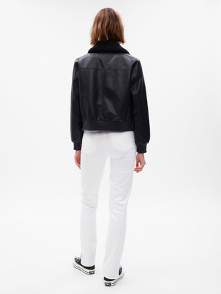Jeans Skinny Talle Alto con Bolsillos