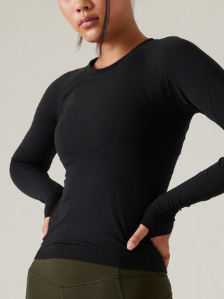 Camiseta Manga Larga Cuello Redondo