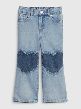 Jeans con Cintura Elástica Diseño Corazones, Bebé