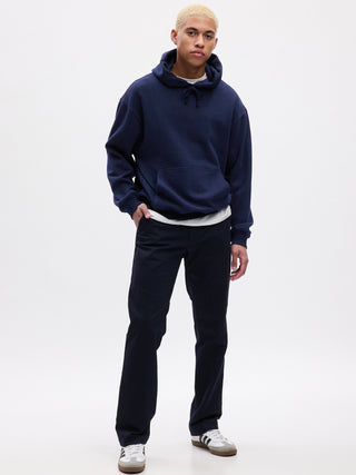 Jeans Holgados Talle Medio con Bolsillos.