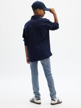 Jeans Ajustados con Bolsillos, Niño