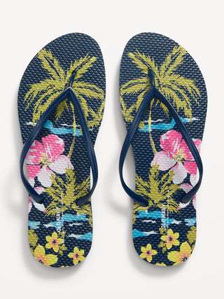 Sandalia de Tiras con Estampado, Mujer