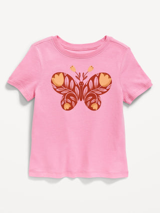 Camiseta Manga Corta con Gráfico, Bebé