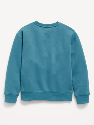 Sudadera Cuello Redondo con Gráfico, Niño
