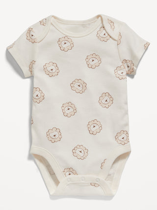 Body Manga Corta con Estampado, Bebé
