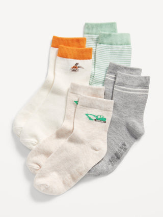 Paquete de 4 Medias con Estampado, Bebé
