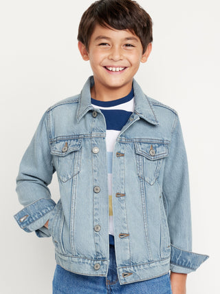 Chaqueta Denim con Bolsillos, Niño