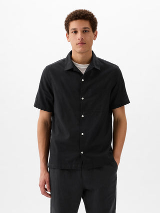 Camisa Manga Corta de Lino