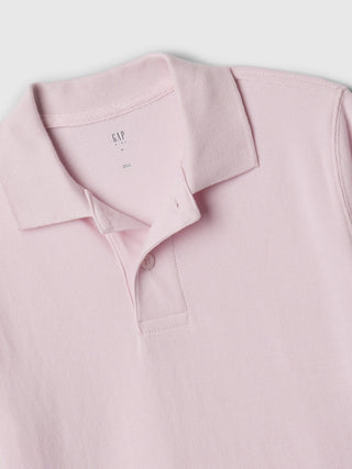 Polo Manga Corta con Bolsillo de Algodón, Niño
