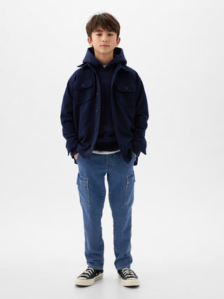 Jeans Cargo con Cintura Elástica, Niño