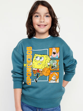 Sudadera Cuello Redondo con Gráfico, Niño