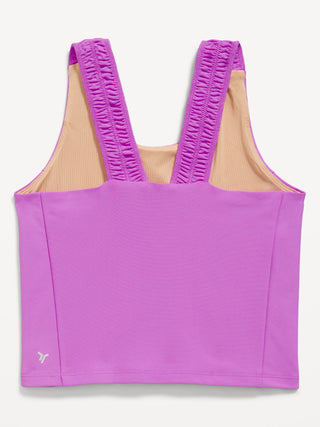 Camiseta Deportiva con Detalle Tirantes, Niña