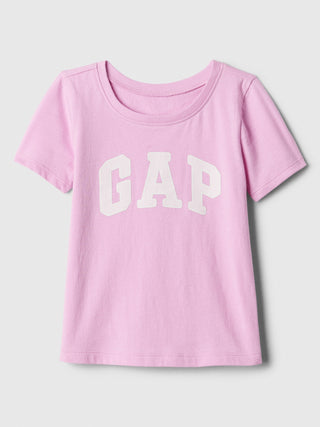 Camiseta Manga Corta con Logo, Bebé