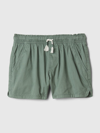 Short con Cintura Elástica de Algodón, Niña