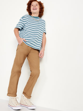 Pantalón Recto con Cintura Elástica, Niño