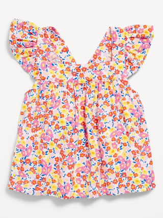 Blusa sin Mangas con Detalle Volantes, Bebé