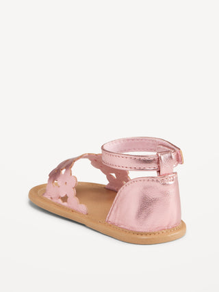 Sandalias con Diseño Floral, Bebé