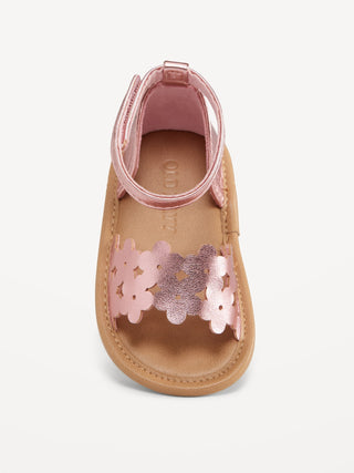 Sandalias con Diseño Floral, Bebé