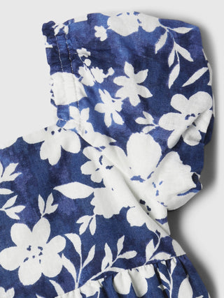 Body Manga Corta con Estampado Floral, Bebé