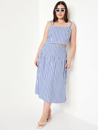 Blusa de Tirantes con Estampado Rayas