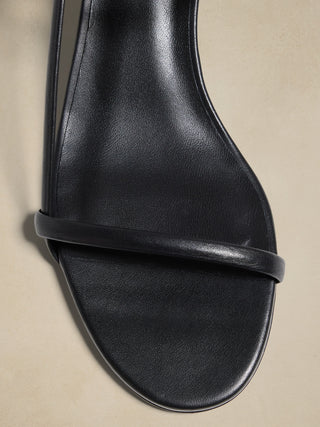 Sandalias de Piel con Hebilla