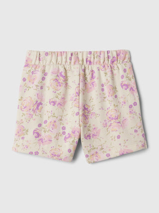 Short con Cintura Elástica Estampado Floral, Bebé.