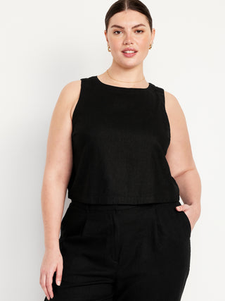 Camiseta sin Mangas con Detalle Botones