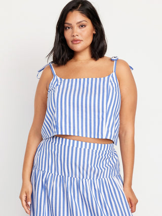 Blusa de Tirantes con Estampado Rayas