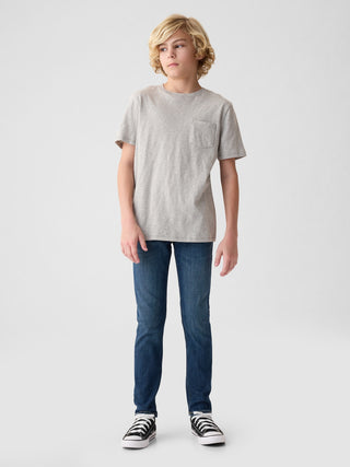 Jeans Skinny con Bolsillos, Niño