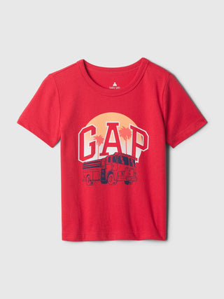 Camiseta Manga Corta con Gráfico, Bebé