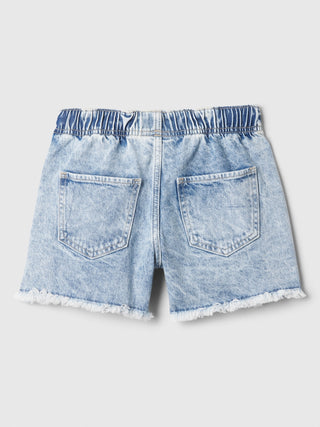 Short con Cintura Elástica Denim ,Niña