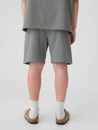 Short con Cintura Elástica y Logo, Niño