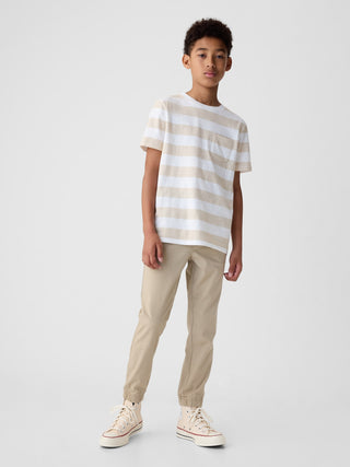 Pantalón con Cintura Elástica de Algodón, Niño