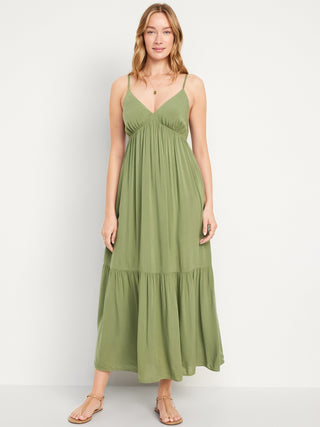 Vestido Largo con Tirantes Ajustables