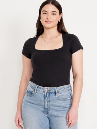 Camisa Ajustada Manga Corta
