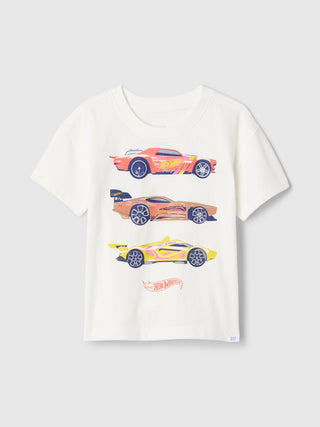 Camiseta Manga Corta con Gráfico Hot Wheels, Bebé