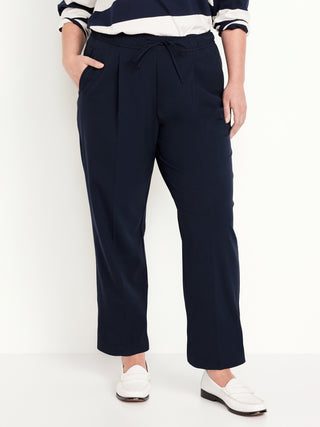 Pantalón Talle Alto con Detalle de Pinzas.