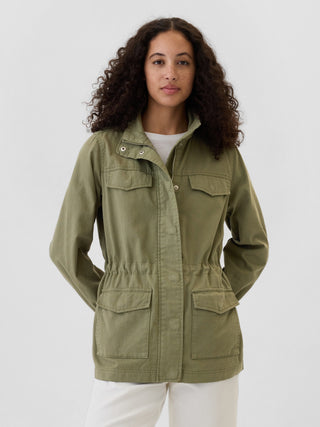 Chaqueta con Bolsillos de Algodób